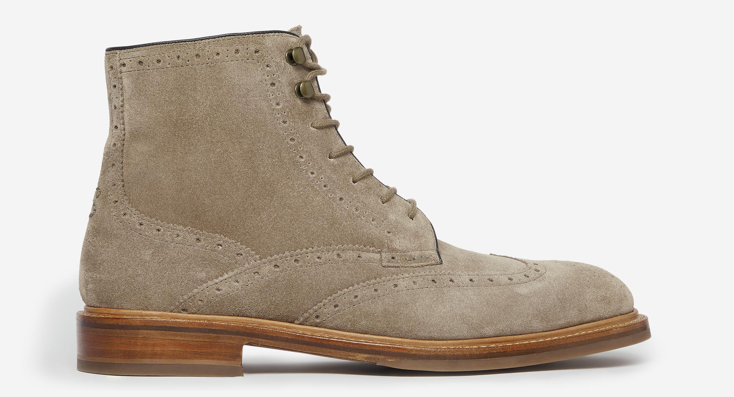 Blackwater Taupe | Brogue Boots | Men's Boots | Oliver Sweeney