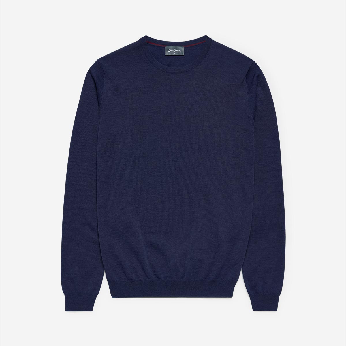 Camber Midnight | Merino Wool Jumper | Men's Knitwear | Oliver Sweeney
