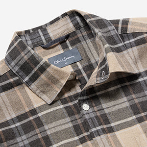 Closeup of 95% cotton 5% cashmere