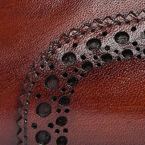 Closeup of Gimped panel edges