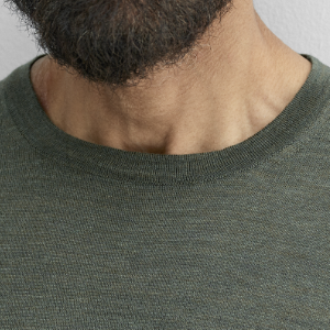 Closeup of Crew neck