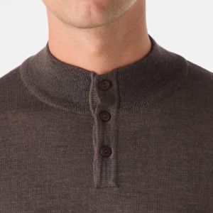 Closeup of 3 button placket