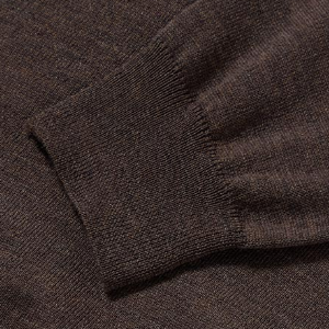 Closeup of Ribbed cuffs & hem