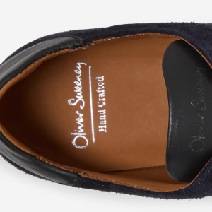 Closeup of Cushioned leather insock