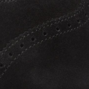 Closeup of Heel brogue detail
