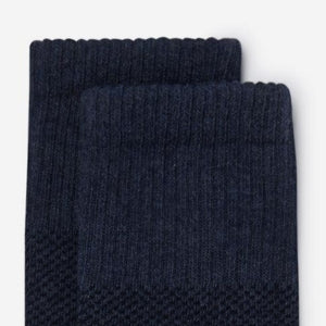 Closeup of Ribbed rolled cuff