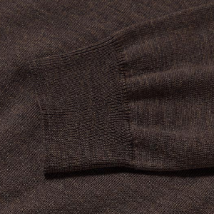 Closeup of Ribbed cuffs & hem