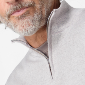 Closeup of Quarter zip