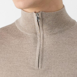 Closeup of Quarter zip