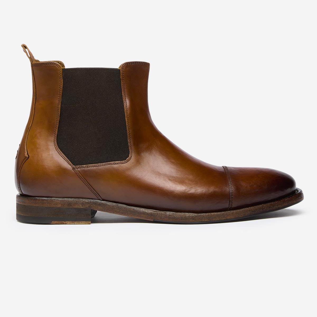 Cadotto Dark Tan Chelsea Boots | Men's Boots | Oliver Sweeney