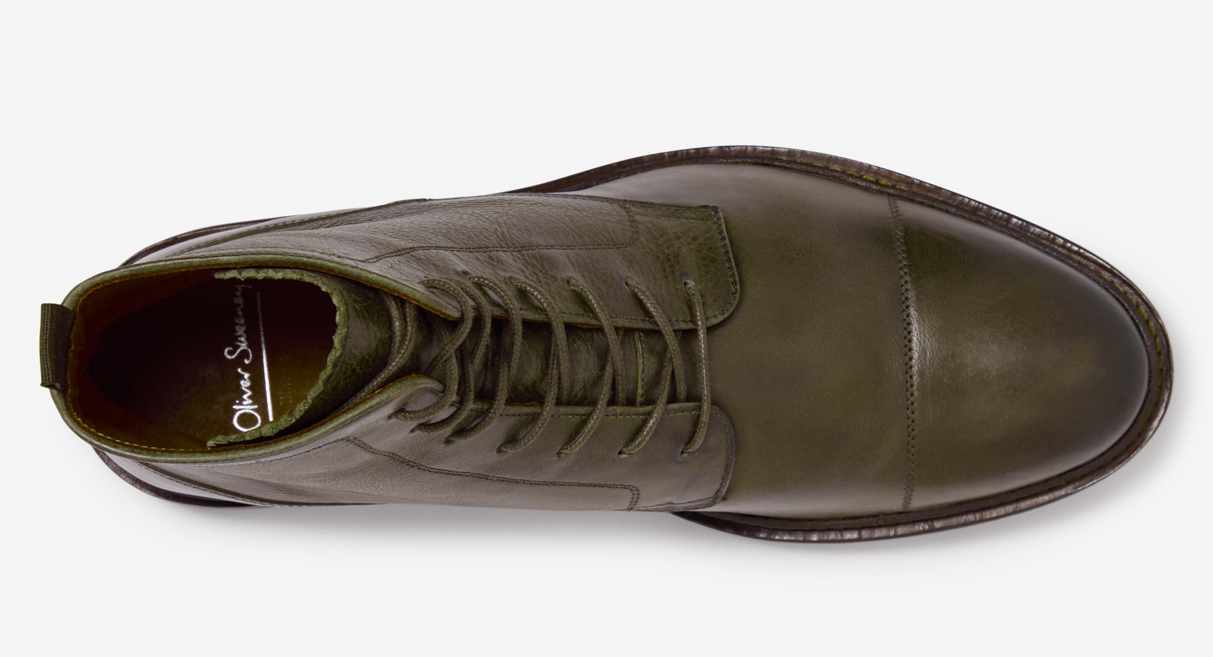 Oliver Sweeney Size 8 Green And Grey Erbottle Grey | Monk Shoes | Men main image 3