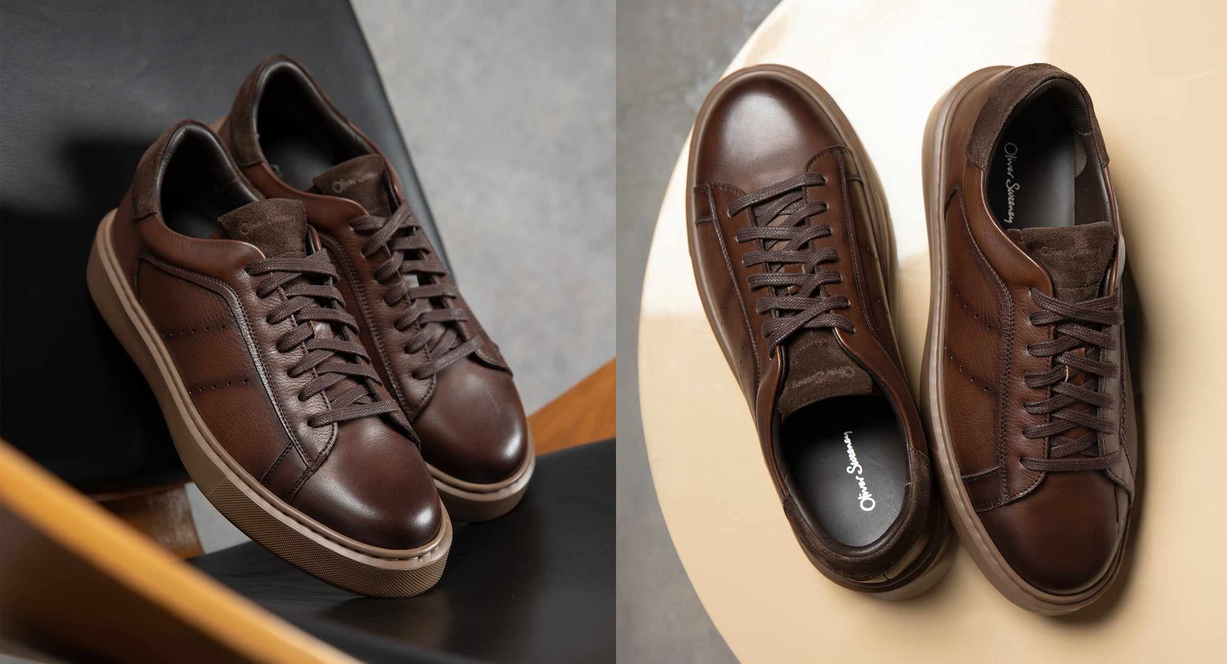 Cornillera Brown | Men's Trainers | Oliver Sweeney