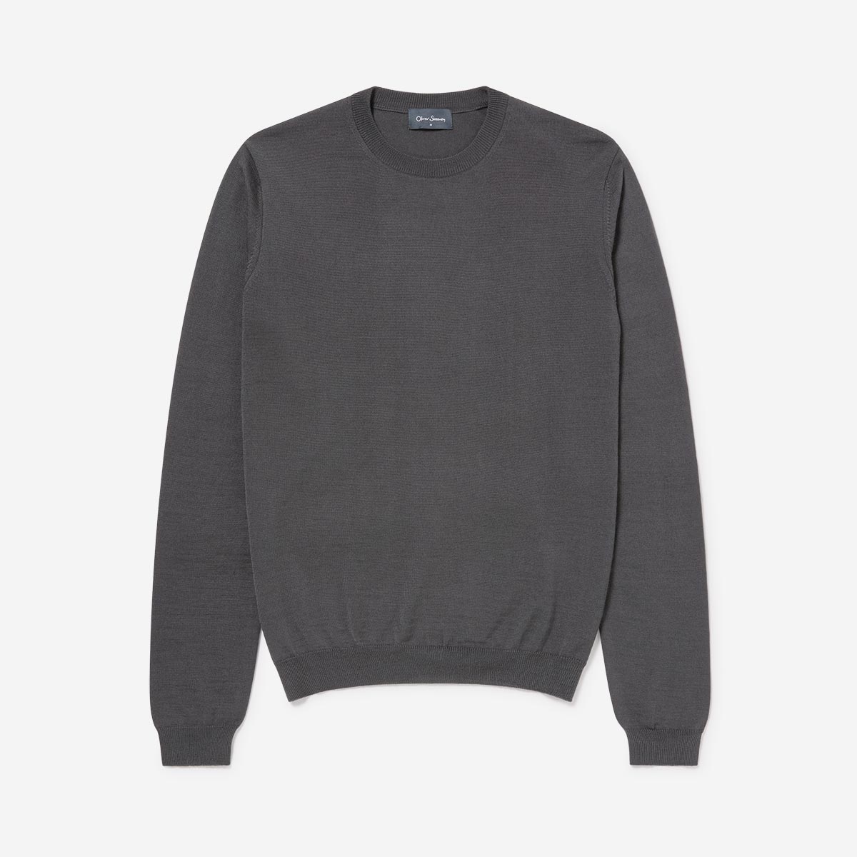 Cosford Charcoal | Men's Knitwear | Oliver Sweeney