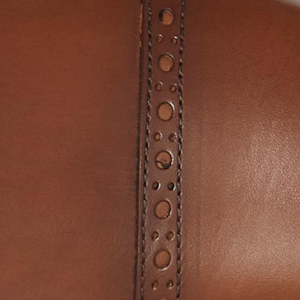 Closeup of Semi Broguing