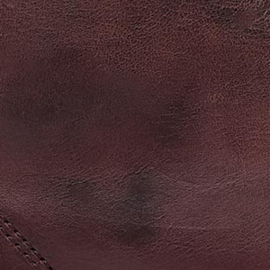 Closeup of Hand-finished calf leather upper