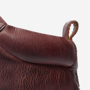 Closeup of Padded collar & heel pull tab