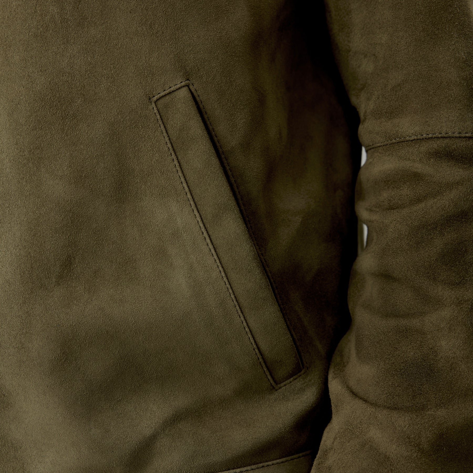 Mens olive suede jacket deals