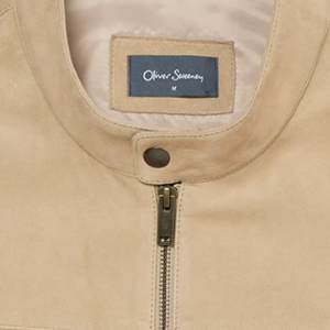 Closeup of Press stud neck closure