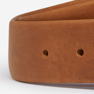 Closeup of Full grain leather