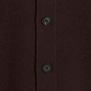 Closeup of Contrast ribbed placket