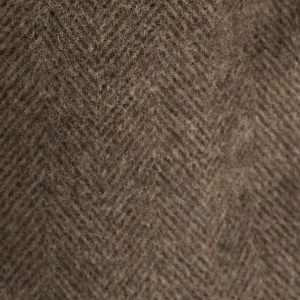 Closeup of Italian wool herringbone