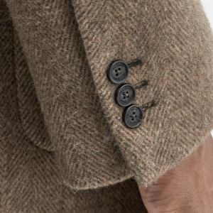 Closeup of Working button cuff