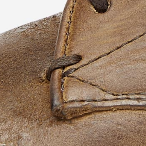 Closeup of Tonal quarter stitch detail
