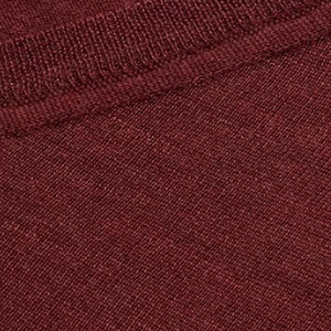 Closeup of 27 gauge knit & marled yarn