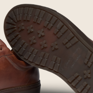 Closeup of Rubber cupsole with commando tread