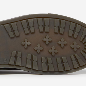 Closeup of Rubber cupsole with commando tread