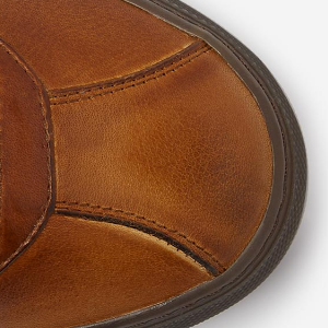 Closeup of Retro 'soccer' toe cap