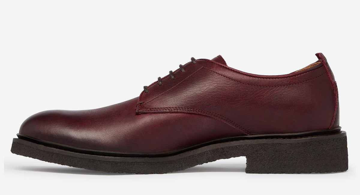 Elvas Burgundy Derby Shoes Men's Shoes Oliver Sweeney