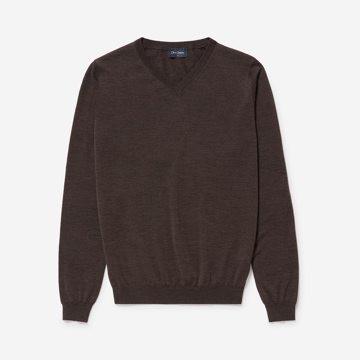 【試着未使用】ENNOY MERINO WOOL SWEATER L 2025 Ennis Chocolate | Men's Knitwear | Oliver Sweeney