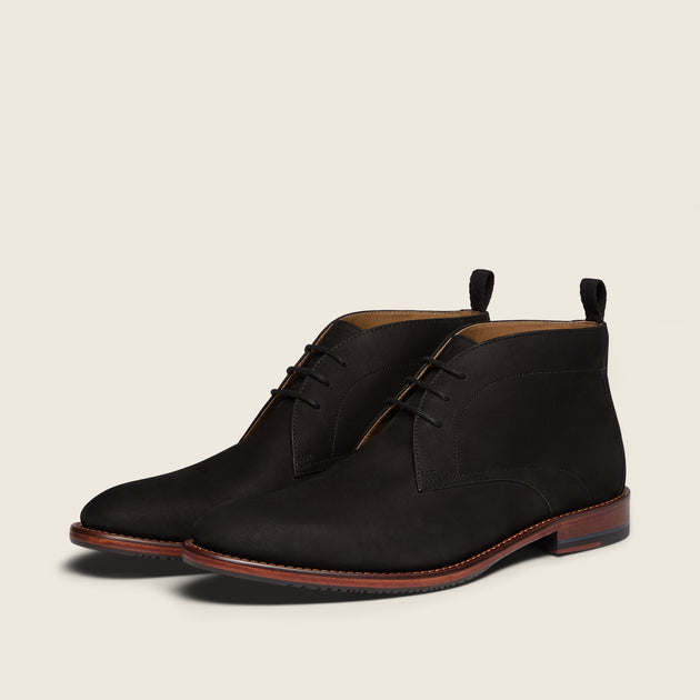Farleton Black Nubuck