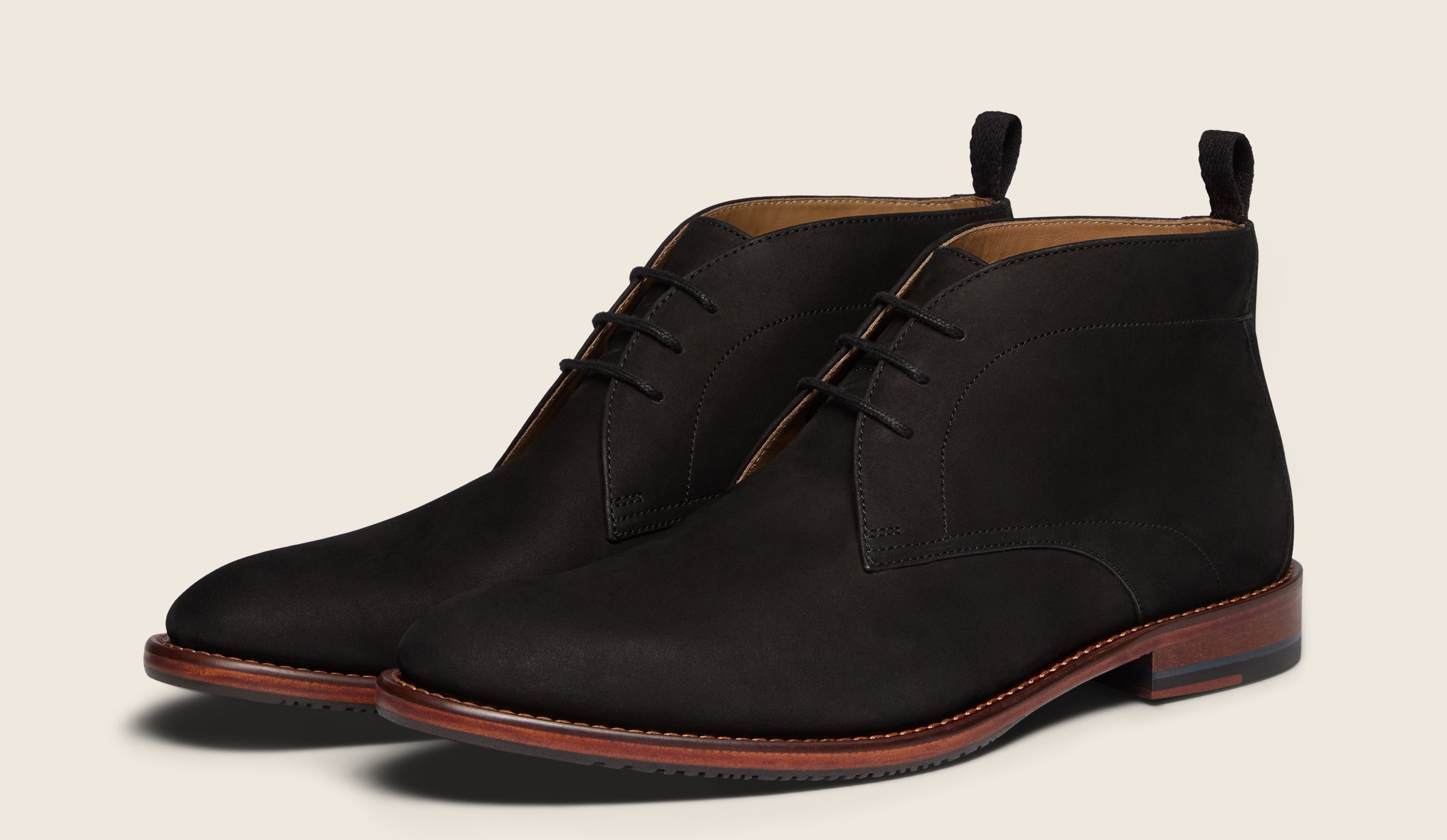 Farleton Black Nubuck