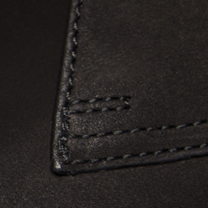 Closeup of Quarter stitch detail