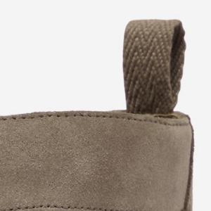 Closeup of Heel pull tabs