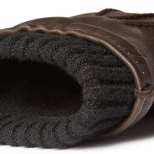 Closeup of Merino wool cuff