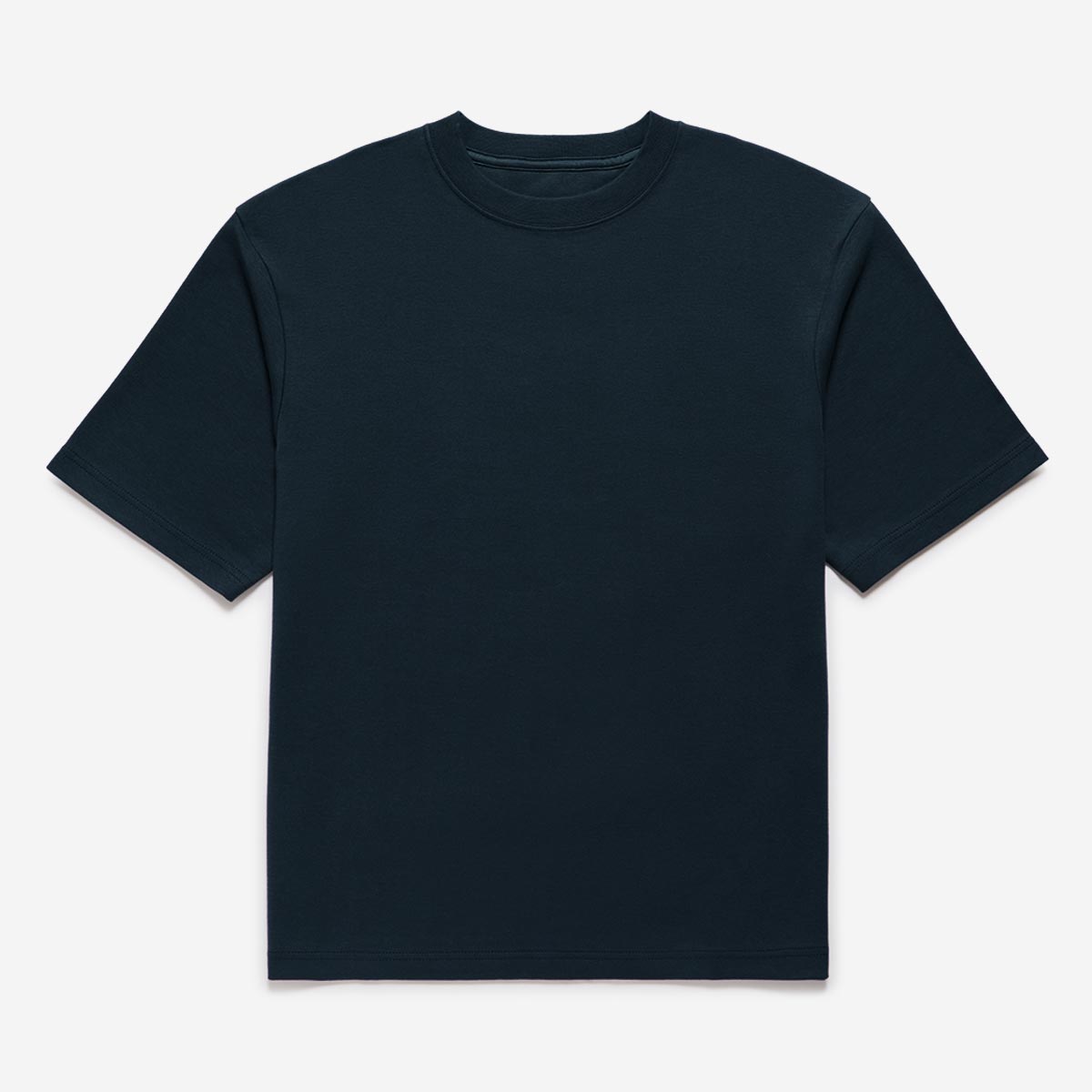 Flixton Midnight Cotton T-Shirt | Men's Polo & Tees | Oliver Sweeney