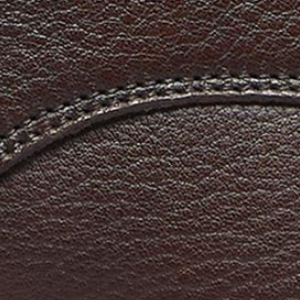 Closeup of Milled leather upper