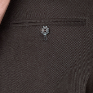 Closeup of 2 rear buttoned pockets