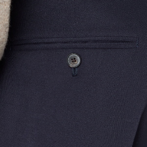 Closeup of 2 rear buttoned pockets