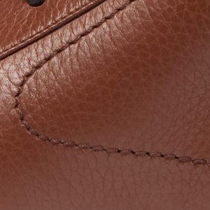 Closeup of Hand stitched quarter detail