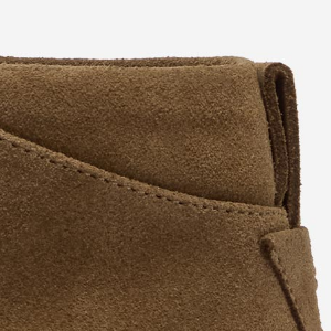 Closeup of Padded collar & heel pull tabs