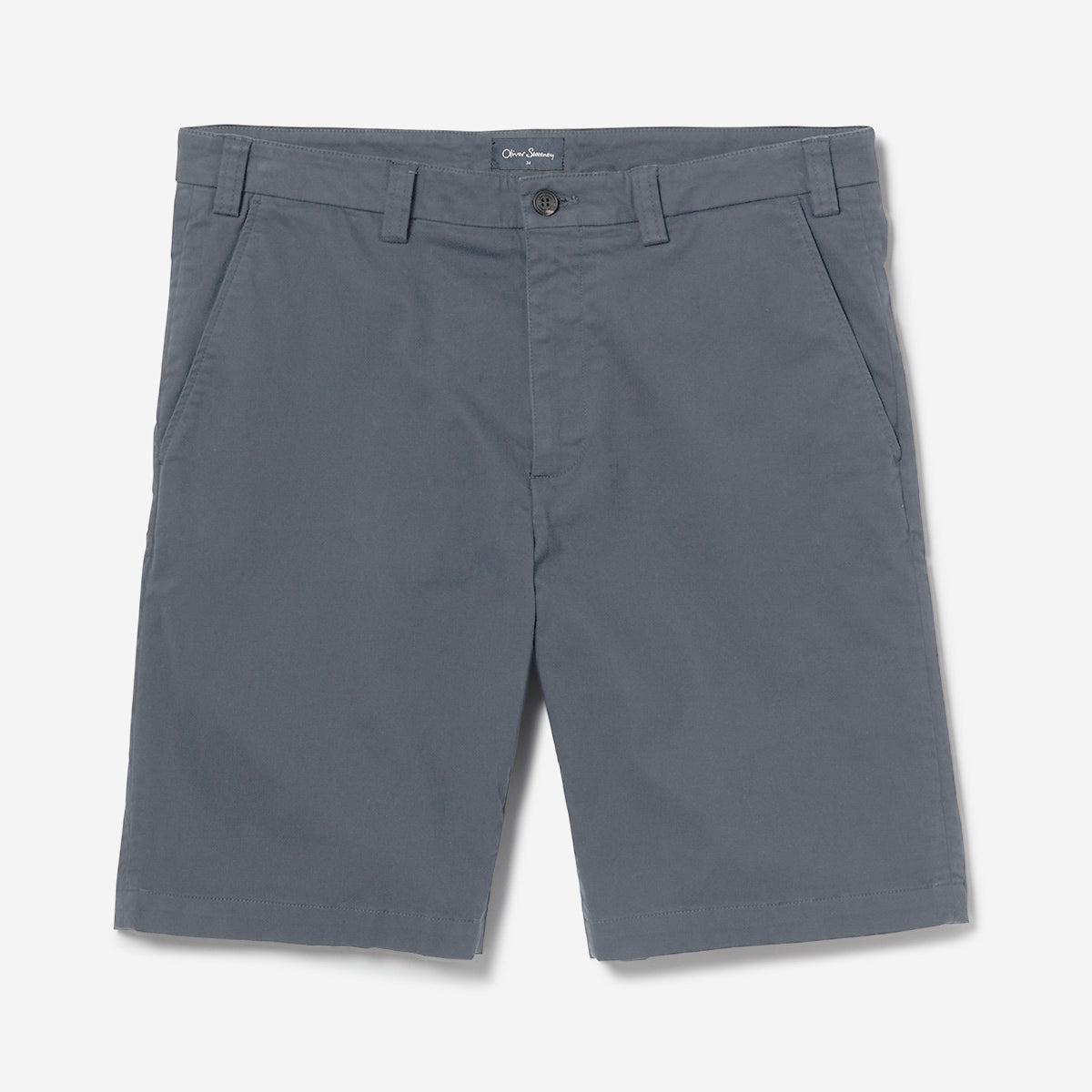 Frades Slate Cotton Shorts Men s Shorts Oliver Sweeney