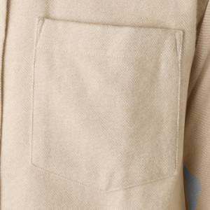 Closeup of Chest patch pocket