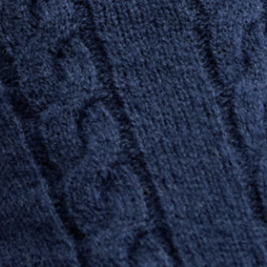 Closeup of Cable knit