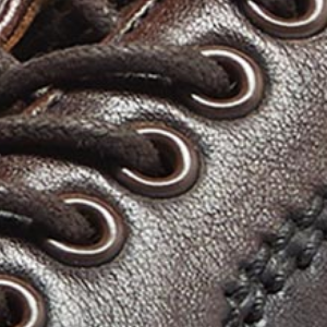 Closeup of Metal eyelets