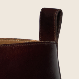 Closeup of Heel pull tab