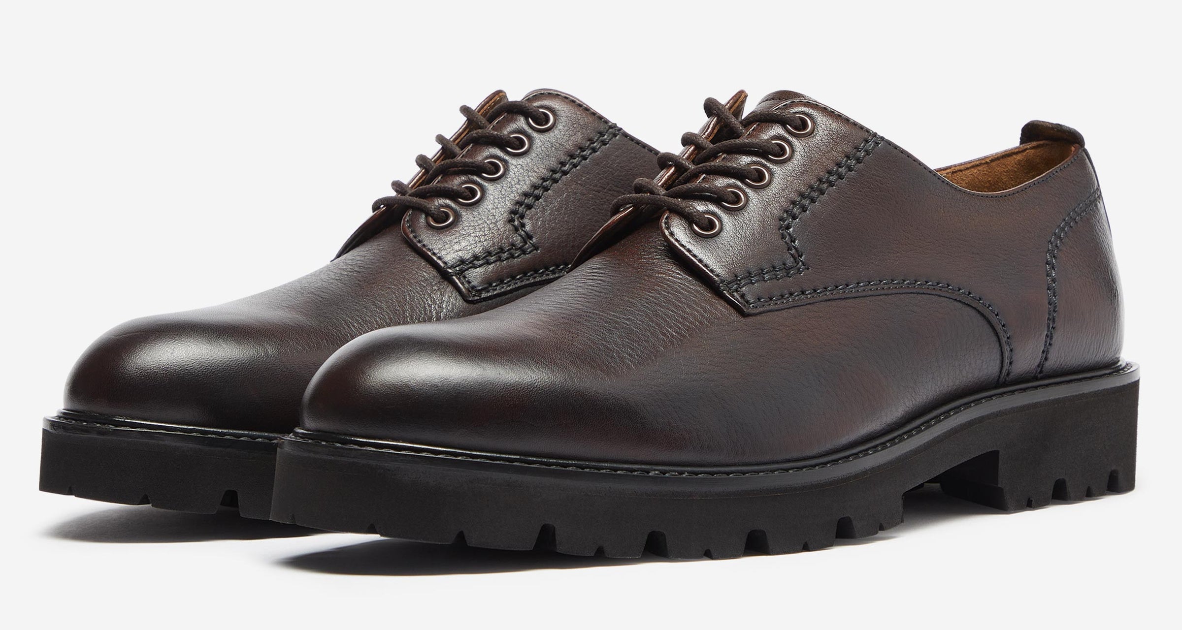 Glenlivet Brown Derby Shoes | Men's Shoes | Oliver Sweeney